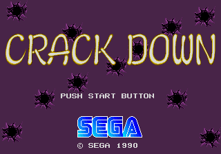 Заставка игры Crack Down